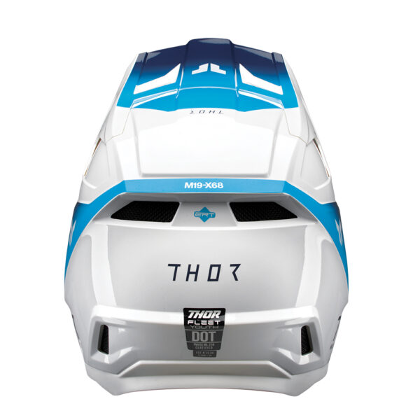 HELMET S25 THOR MX FLEET STORM WHITE/NAVY YOUTH