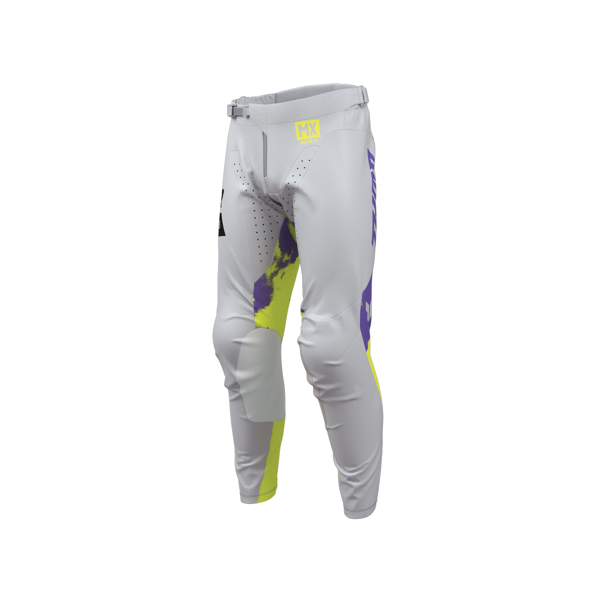 PANTS S26 THOR MX YOUTH LAUNCHMODE BLEACH GRAY/ACID 20