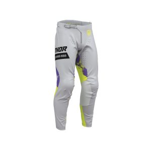 PANTS S26 THOR MX YOUTH LAUNCHMODE BLEACH GRAY/ACID 20