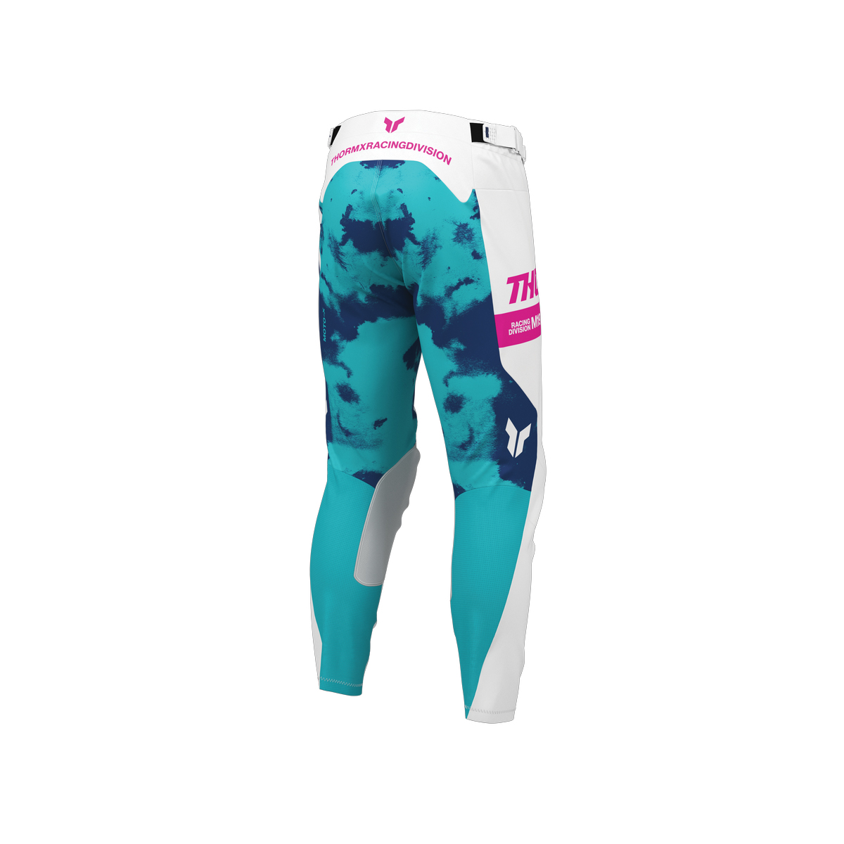 PANTS S26 THOR MX YOUTH LAUNCHMODE BLEACH WHITE/AQUA 20