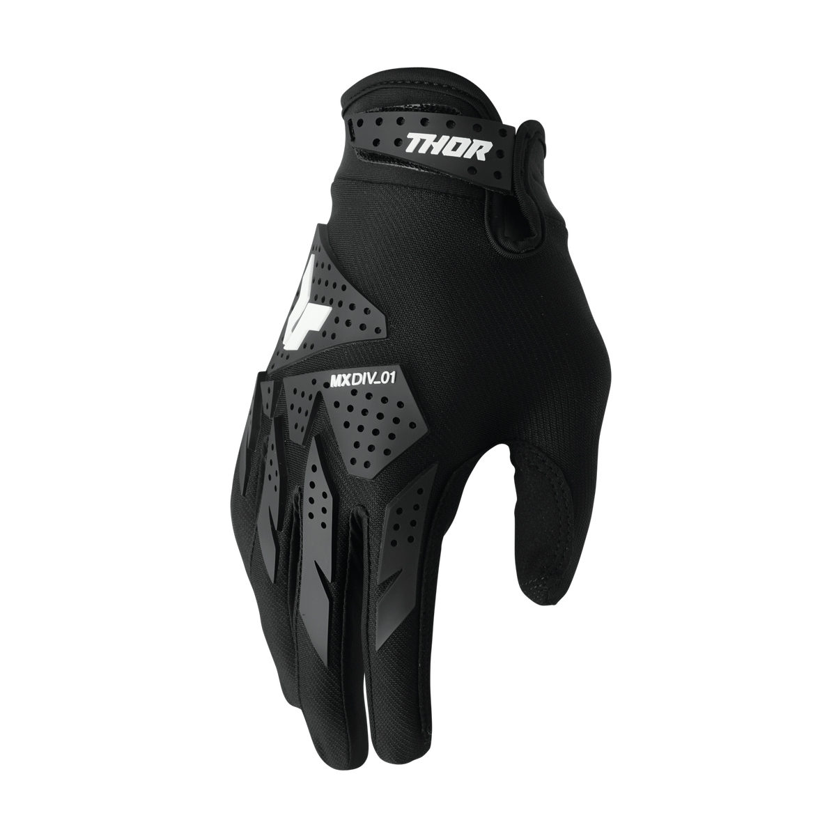 GLOVE S26 THOR MX SPORTMODE LAUNCHMODE-XP BLACK  XL