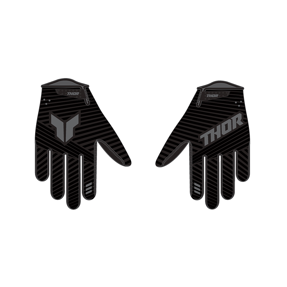 GLOVE S26 THOR MX LAUNCHMODE-CW BLACK  2XL