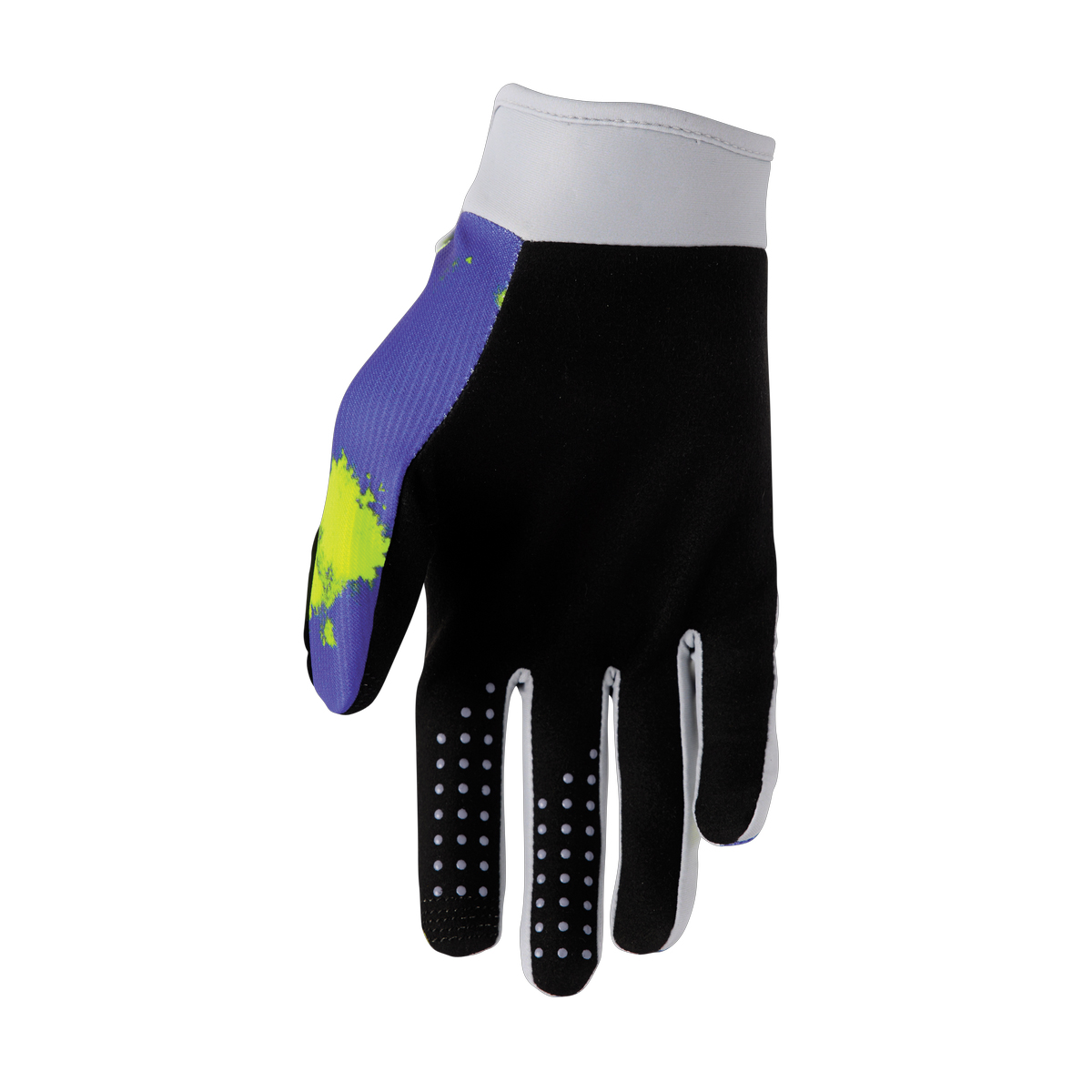 GLOVE S26 THOR MX LAUNCHMODE BLEACH GRAY/ACID XS