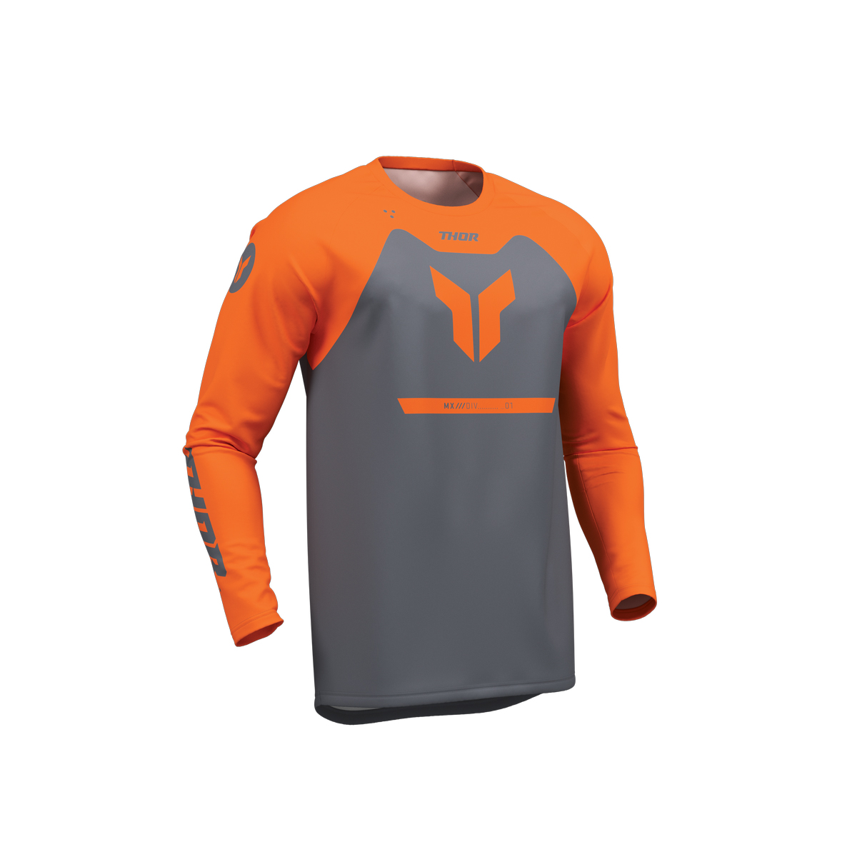 JERSEY S26 THOR MX YOUTH RIDEMODE MENACE CHARCOAL