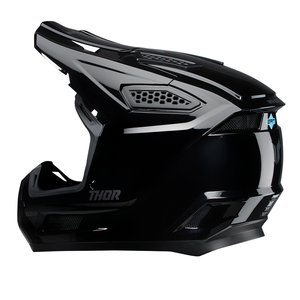 HELMET S27 THOR MX FLEET BLACKOUT GLOSS BLACK