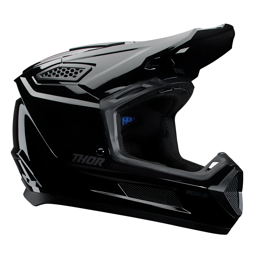 HELMET S27 THOR MX FLEET BLACKOUT GLOSS BLACK