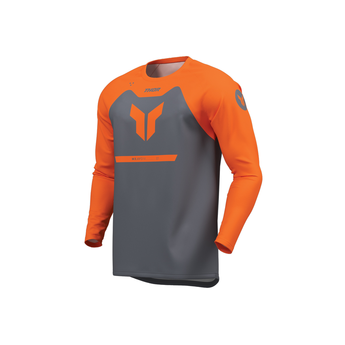 JERSEY S27 THOR MX YOUTH RIDEMODE MENACE CHARCOAL