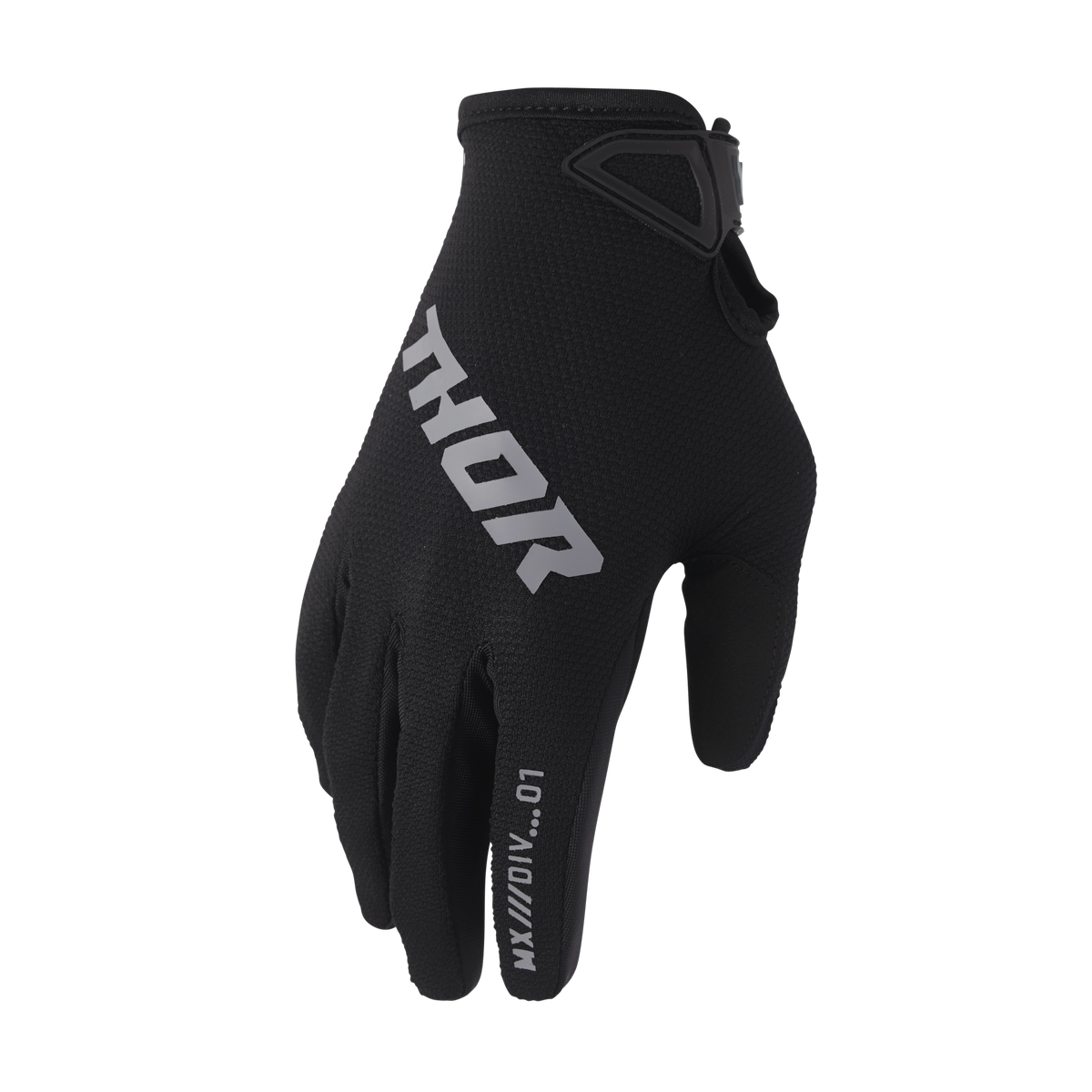 GLOVE S27 THOR MX RIDEMODE STATIC L  Black
