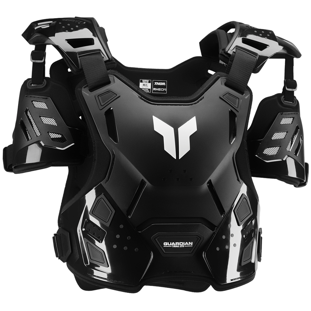 CHEST PROTECTOR S27 THOR MX DEFLECTOR GUARDIAN LTD TRAIL BLACK ADULT XS/S