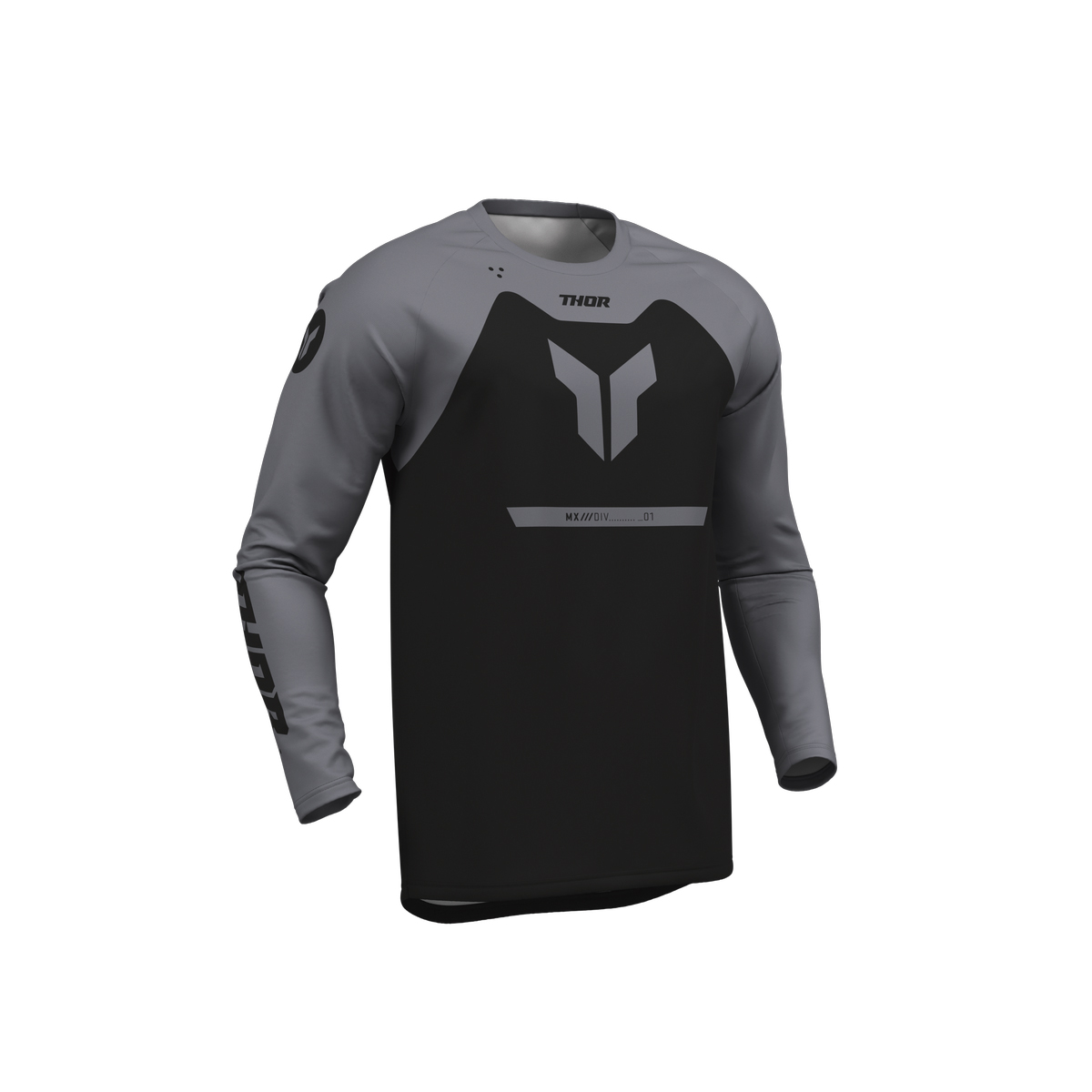 JERSEY S27 THOR MX YOUTH RIDEMODE MENACE M  Black
