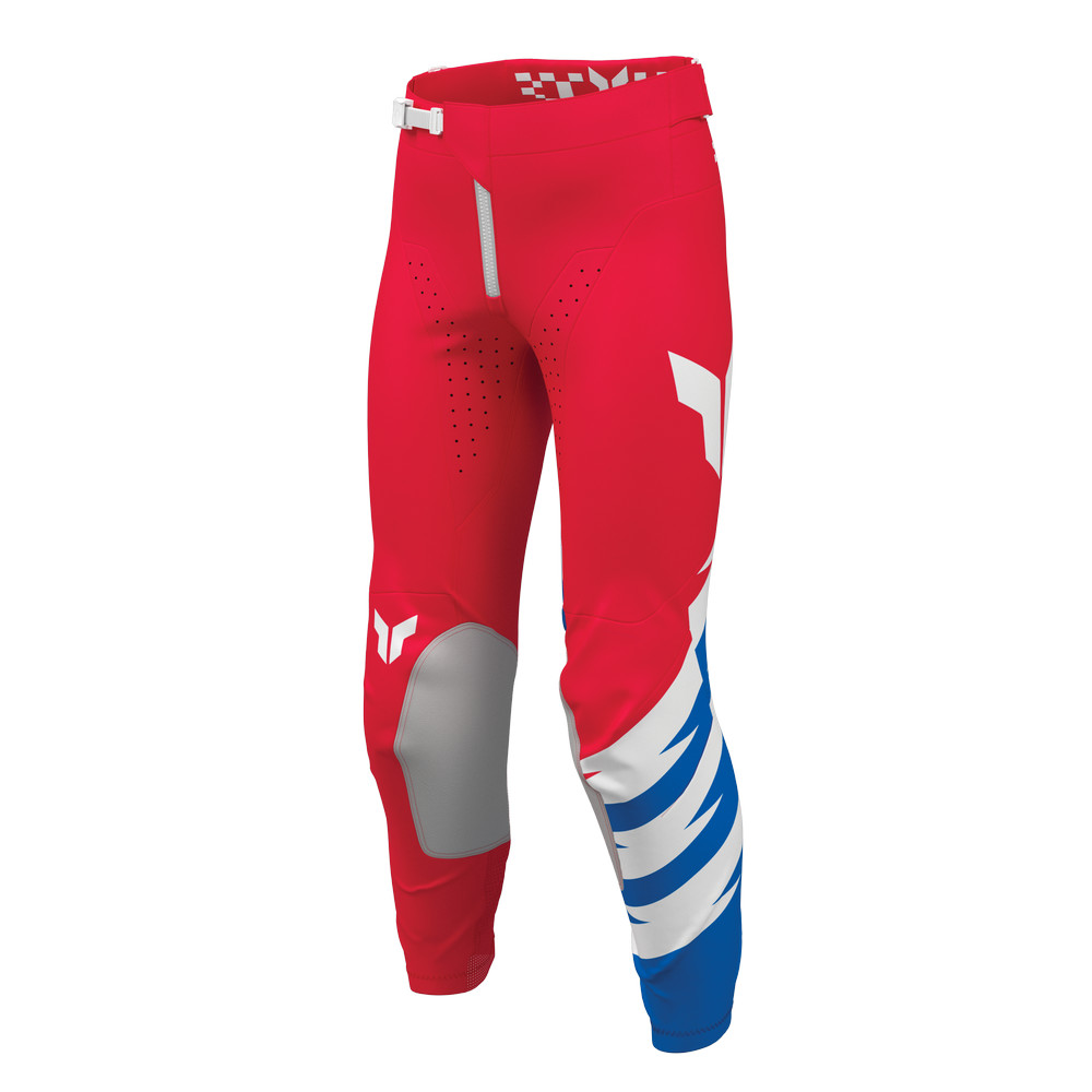 PANTS S27 THOR MX LAUNCHMODE SHOCKIE RED/BLACK YOUTH