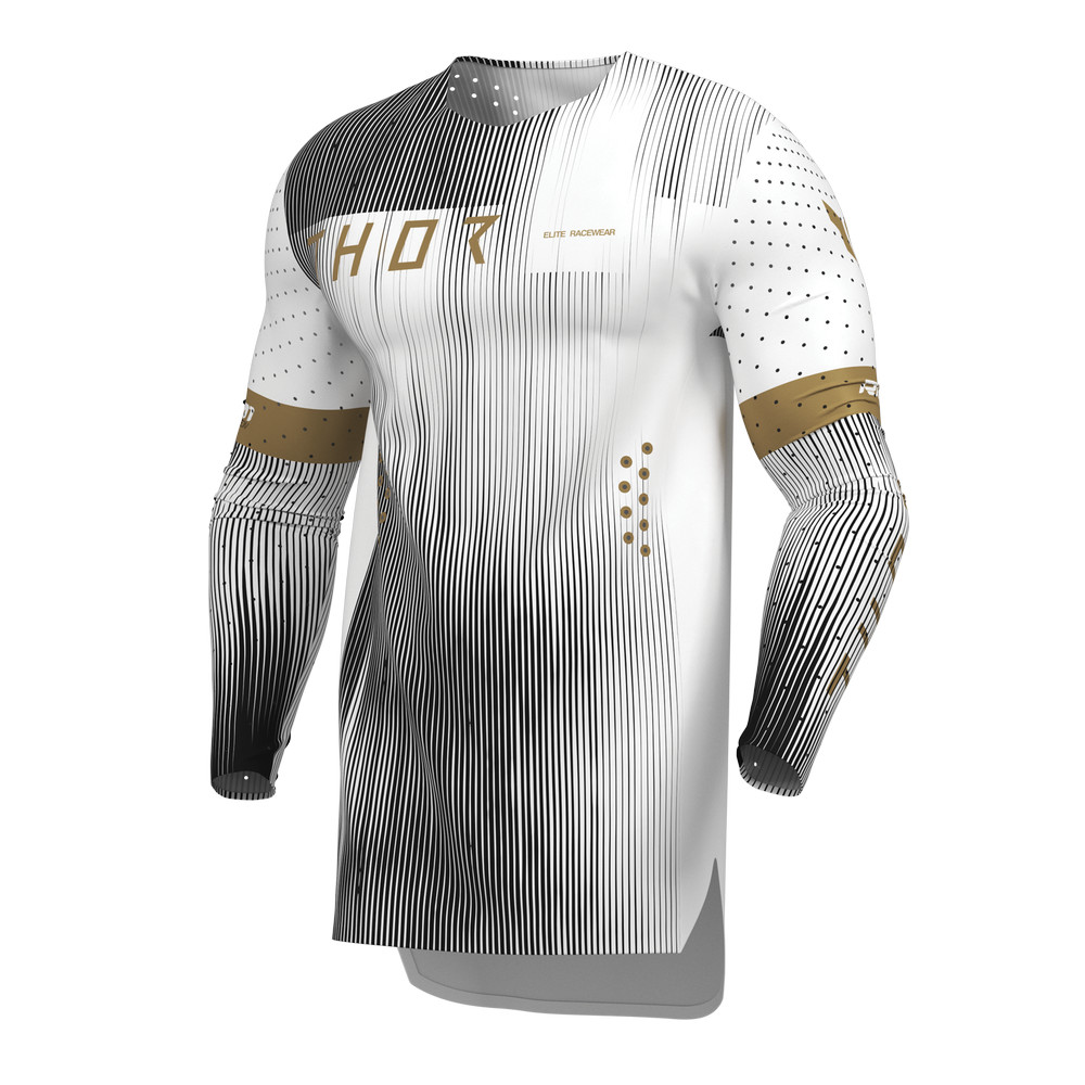 JERSEY S27 THOR MX SPORTMODE VANISH WHITE/BLACK
