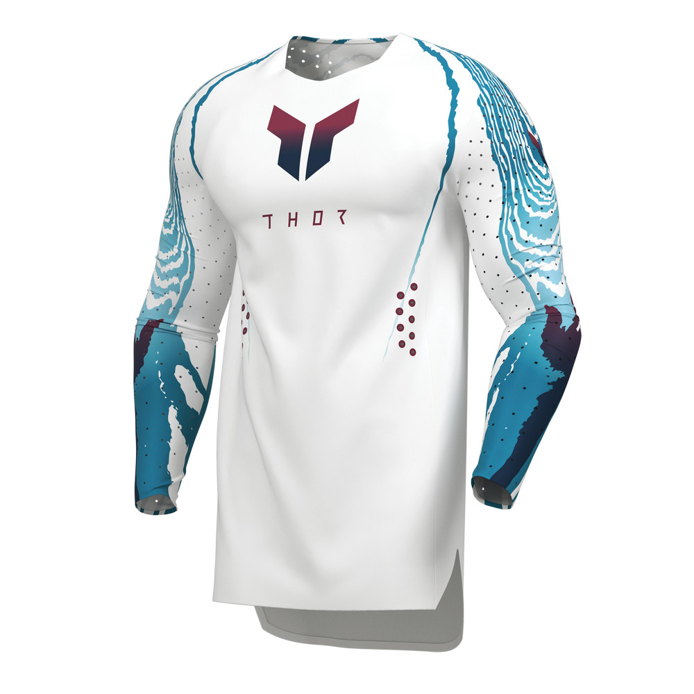 JERSEY S27 THOR MX SPORTMODE DAMASCUS WHITE