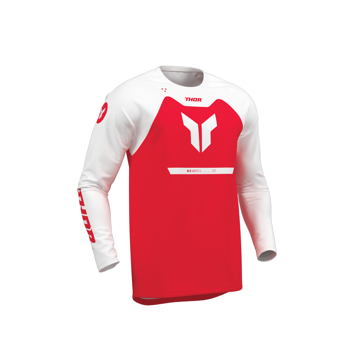 JERSEY S27 THOR MX YOUTH RIDEMODE MENACE RED