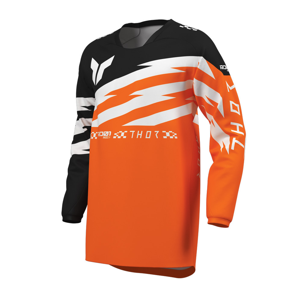JERSEY S27 THOR MX LAUNCHMODE SHOCKIE FLO ORANGE/BLACK YOUTH