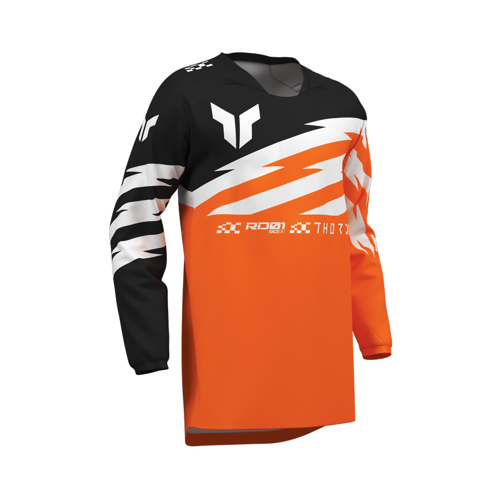 JERSEY S27 THOR MX LAUNCHMODE SHOCKIE FLO ORANGE/BLACK YOUTH