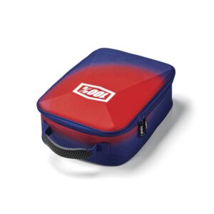 100% Goggle Case - Geo Red/Blue