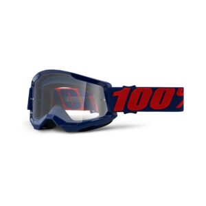 100% Strata 2 Moto Goggle Masego - Clear Lens