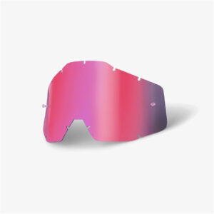 Racecraft/Accuri/Strata Replacement Lens - Pink Mirror/Smoke Anti Fog