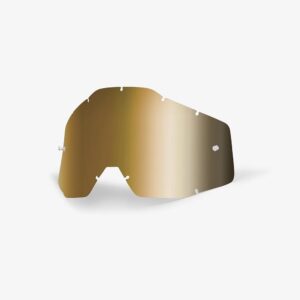 Racecraft/Accuri/Strata Replacement Lens - True Gold Mirror/Smoke Anti Fog