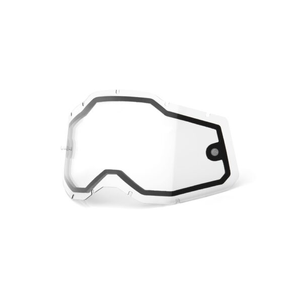 100% Racecraft 2/Accuri 2/Strata 2 Dual Pane Lens - Clear