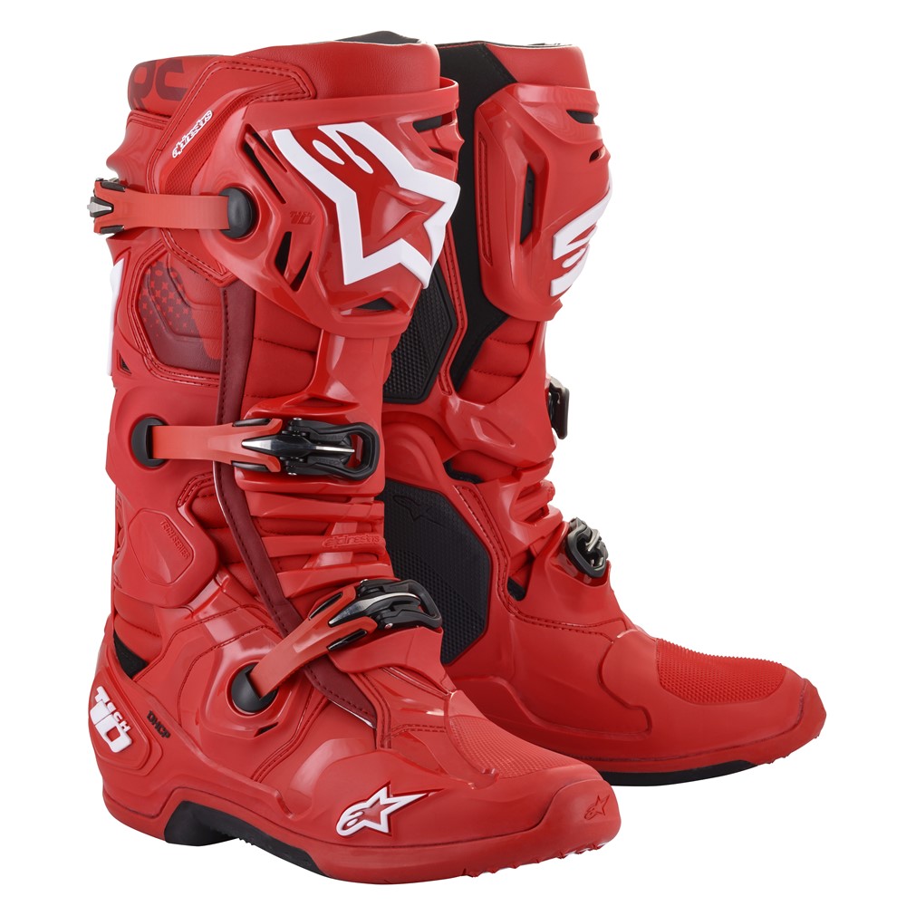 Mx Boots Red | Tracktion Motorcycles