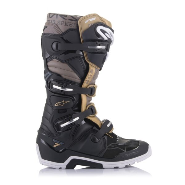 Tech-7 Enduro Drystar Boots Black/Gray/Gold