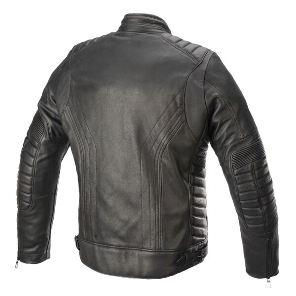 Burstun Leather Jacket Black