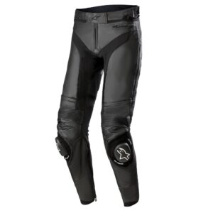 Missile v3 Leather Pants Short Leg Black/Black