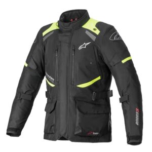 Andes v3 Drystar Jacket Black/Yellow Fluoro