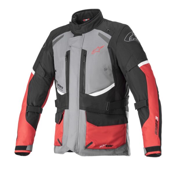 Andes v3 Drystar Jacket Dark Gray/Black/Bright Red