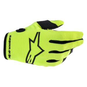 Youth Radar Gloves Yellow Fluoro/Black