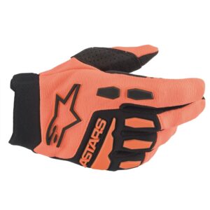 Youth Full Bore Gloves Orange/Black