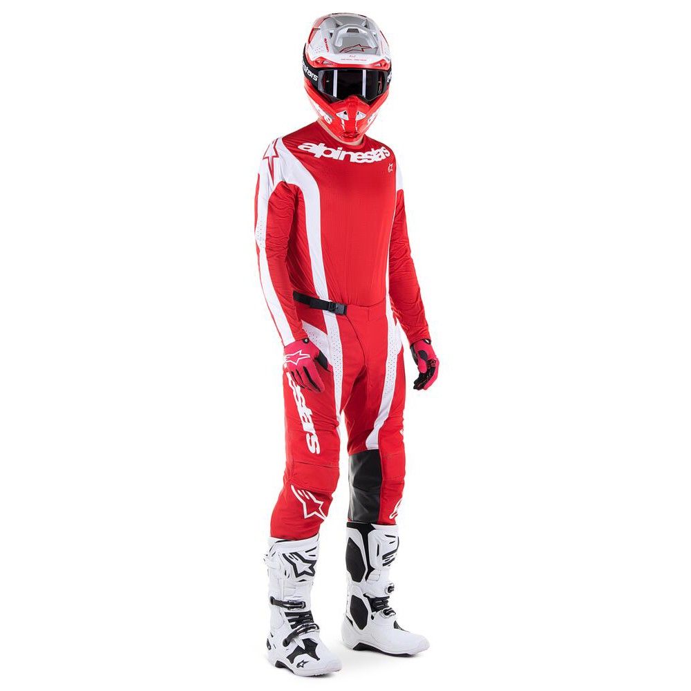 Techstar Arch Jersey Mars Red/White | Tracktion Motorcycles
