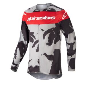 Racer Tactical Jersey Cast Gray Camo/Mars Red
