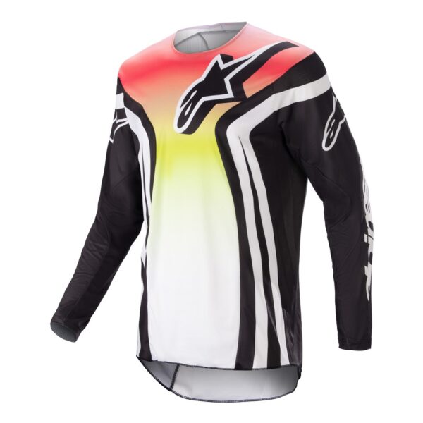 Racer Semi Jersey Black/Multicolours