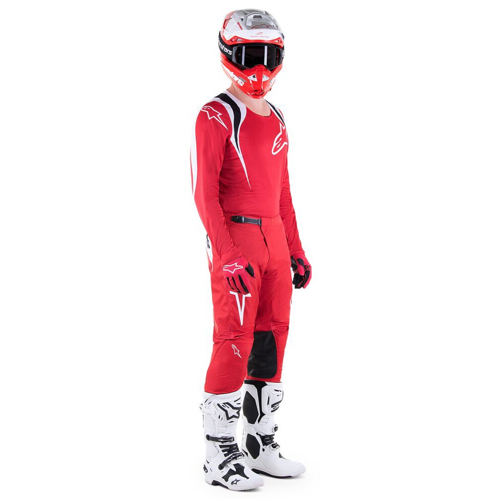 Fluid Narin Jersey Mars Red/White | Tracktion Motorcycles