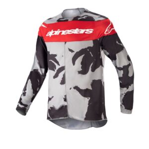 Youth Racer Tactical Jersey Cast Gray Camo/Mars Red