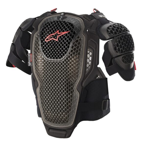 A-6 Chest Protector Black/Anthracite/Red