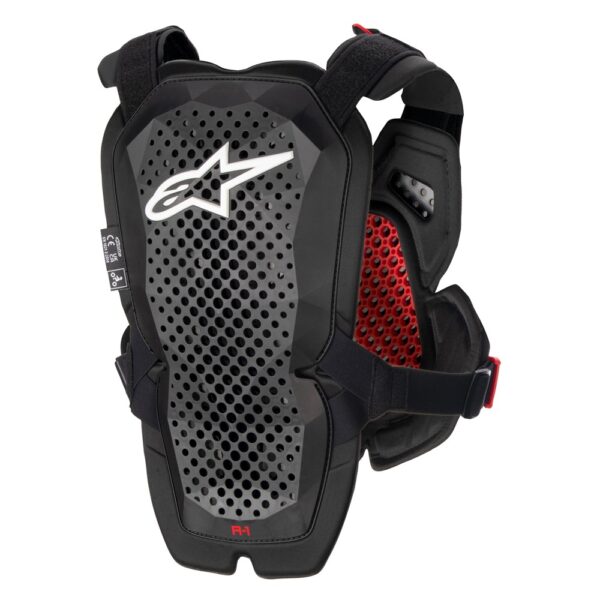 A-1 Pro Chest Protector Anthracite/Black/Red