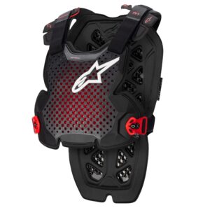 A-1 Pro Chest Protector Anthracite/Black/Red