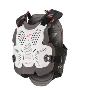 A-4 Max Chest Protector White/Anthracite/Red