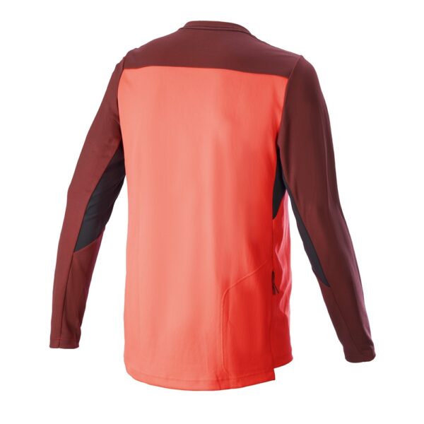 Drop 6.0 v2 Long Sleeve Jersey Coral Fluoro/Black