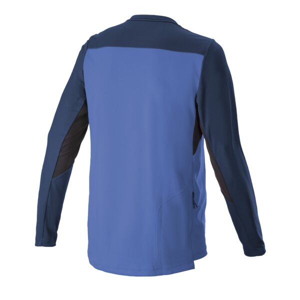 Drop 6.0 v2 Long Sleeve Jersey Mid Blue/Black