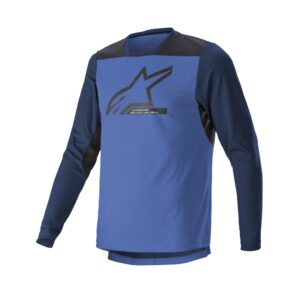 Drop 6.0 v2 Long Sleeve Jersey Mid Blue/Black