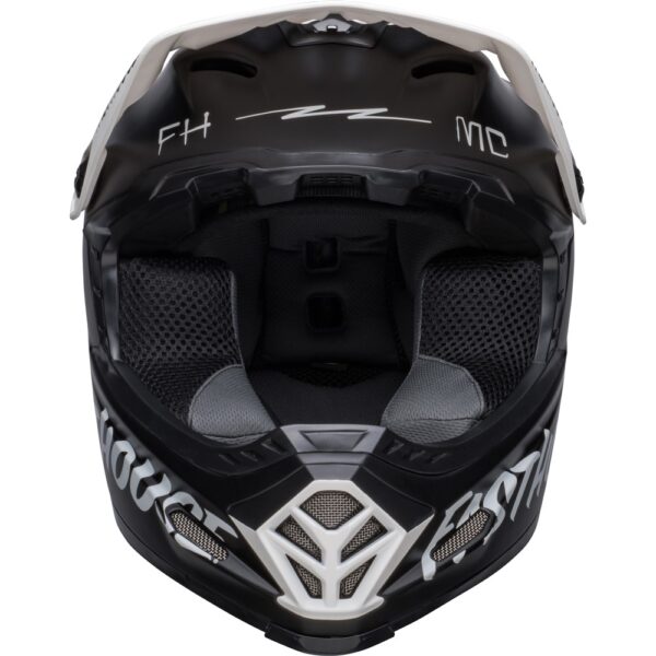 Moto-9 Youth Fasthouse Flying Colours Matte Black/White