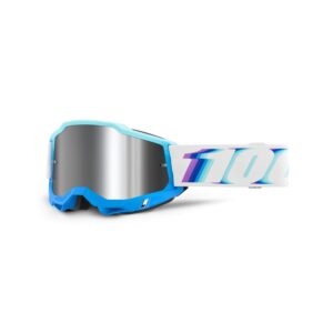 100% Accuri 2 Moto Goggle Stamino - Mirror Silver Flash Lens