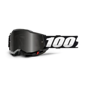 100% Accuri 2 Sand Moto Goggle Black - Smoke Lens