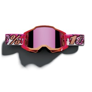 100% Accuri 2 Moto Goggle Donut Pink Sprinkle - Mirror Pink Lens