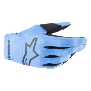Radar Gloves Light Blue/Black